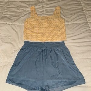 NWT- TOP AND SHORTS BUNDLE
